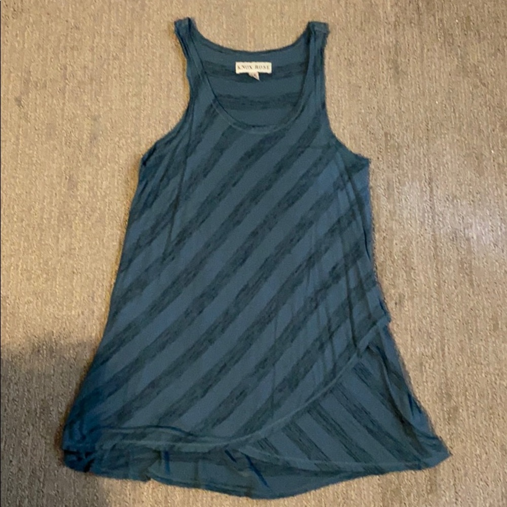 Long swingy teal tank from Target